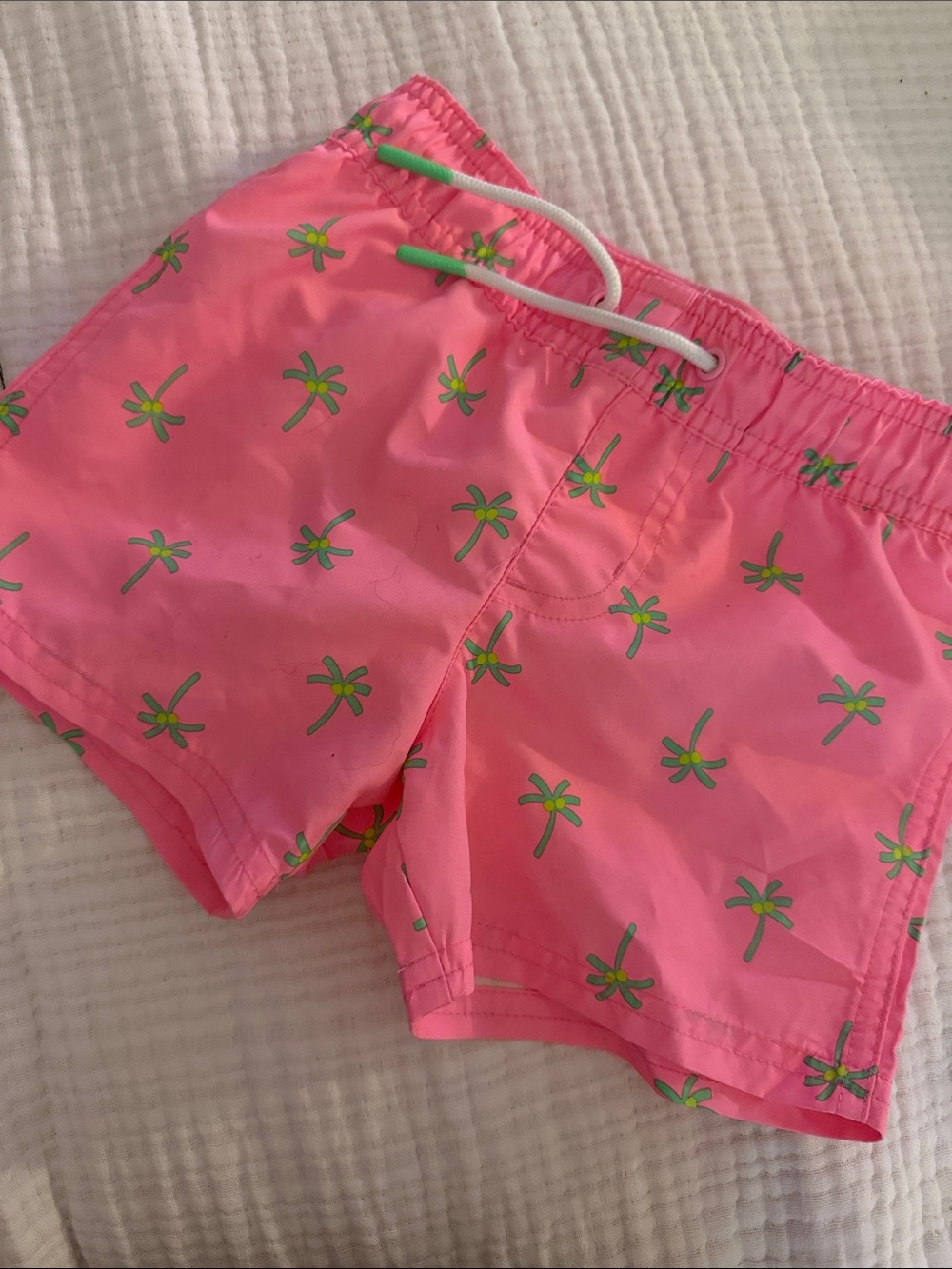 Cat & Jack Pink Toddler Swim Shorts with Mesh Liner